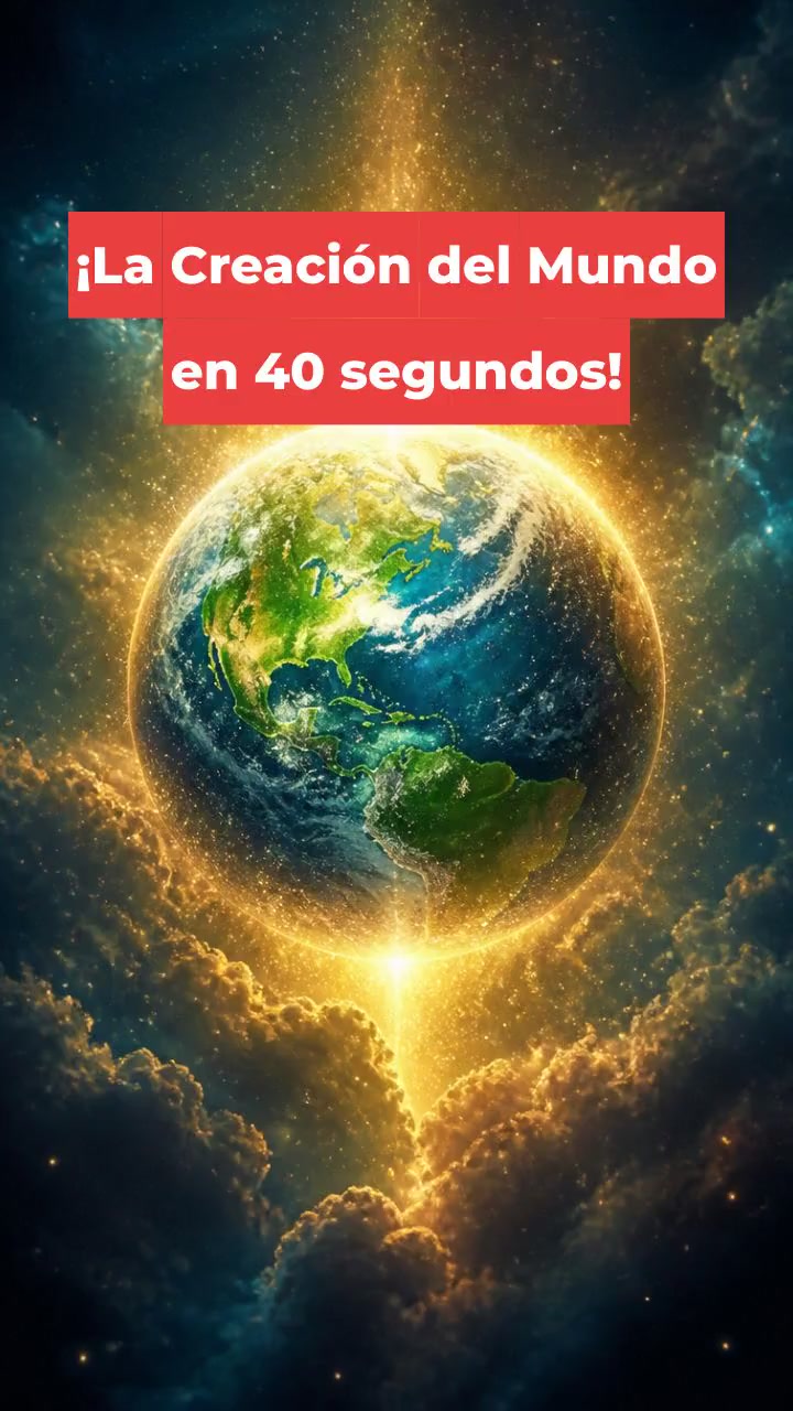 ¡La Creación del Mundo en 40 segundos!