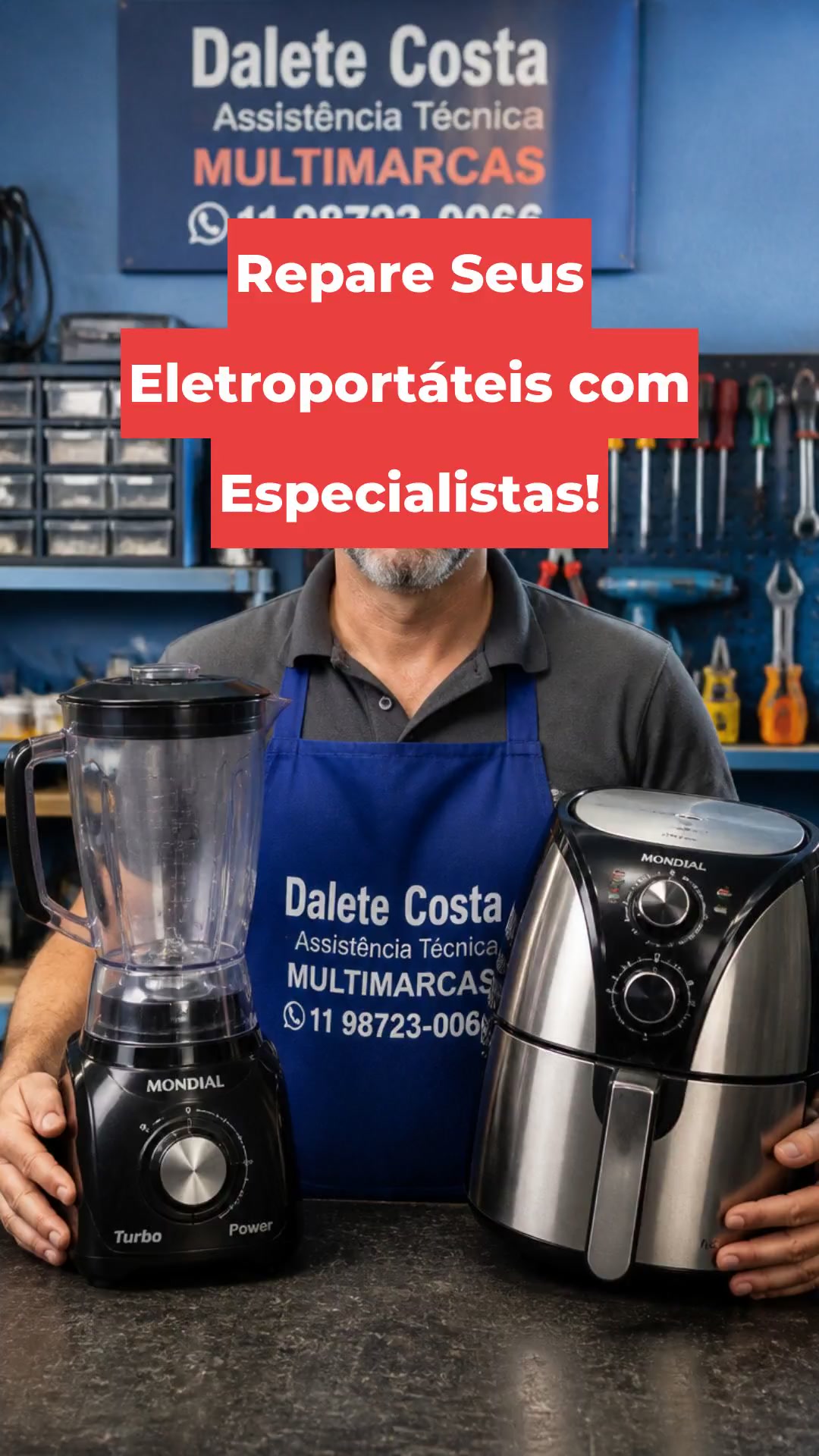 Repare Seus Eletroportáteis com Especialistas!