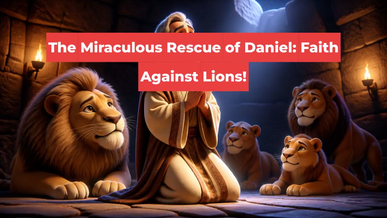 The Miraculous Rescue of Daniel: Faith Against Lions!