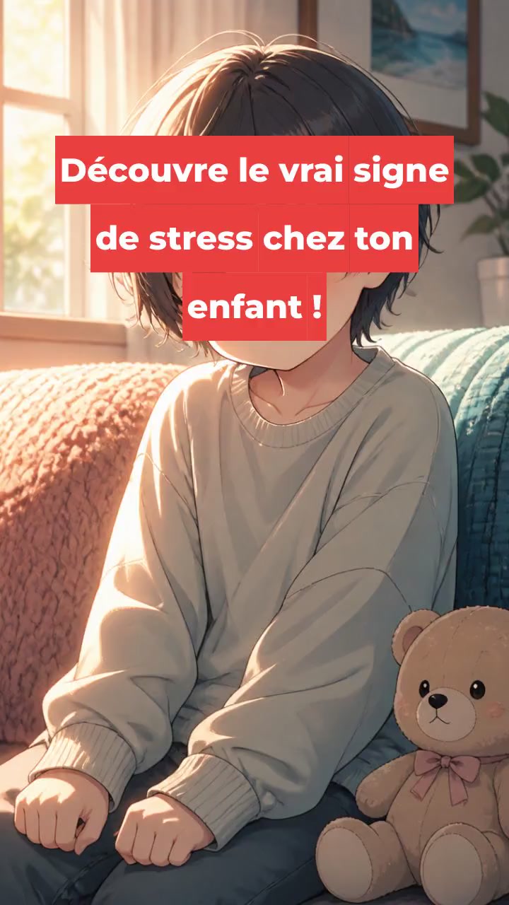 Découvre le vrai signe de stress chez ton enfant !