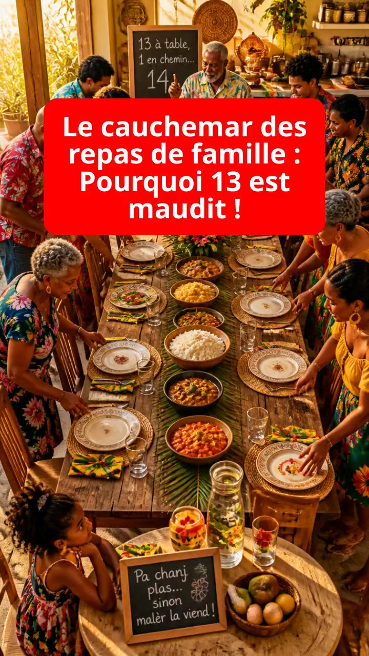 Le cauchemar des repas de famille : Pourquoi 13 est maudit !
