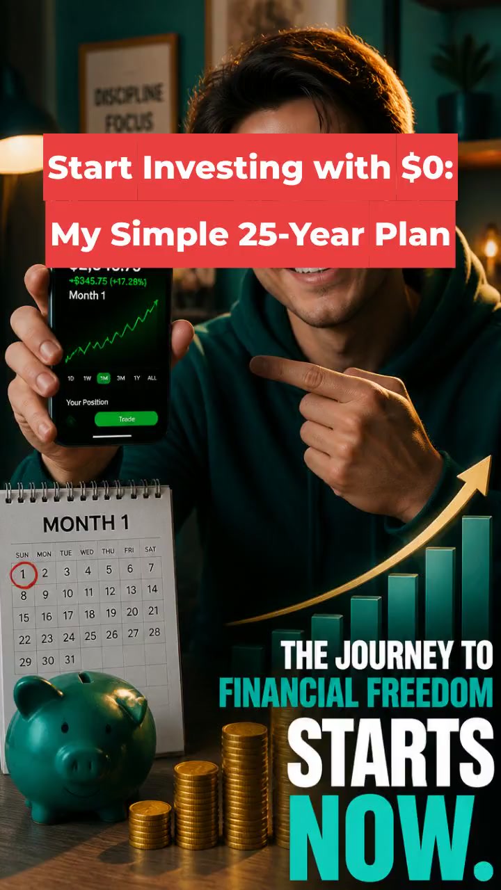Start Investing with $0: My Simple 25-Year Plan