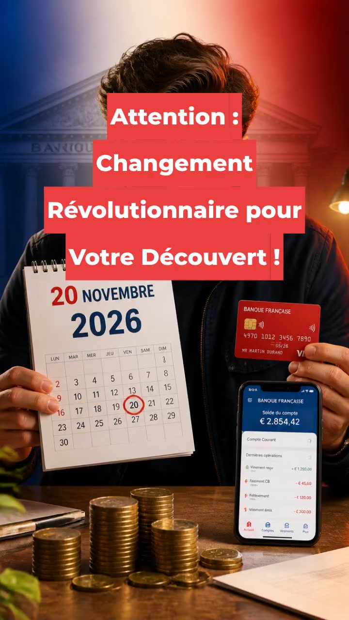 Attention : Changement Révolutionnaire pour Votre Découvert !