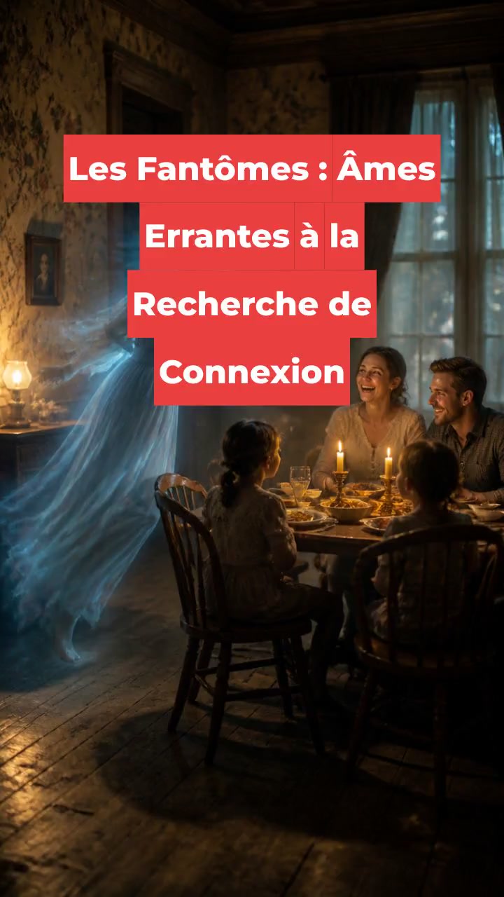 Les Fantômes : Âmes Errantes à la Recherche de Connexion