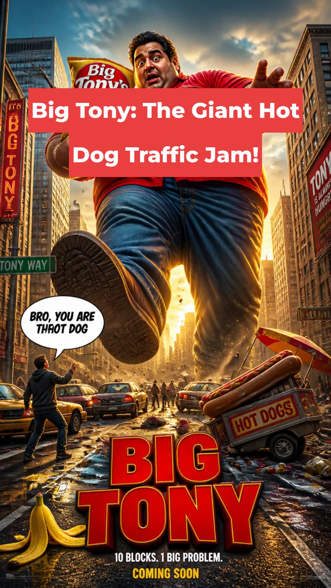 Big Tony: The Giant Hot Dog Traffic Jam!