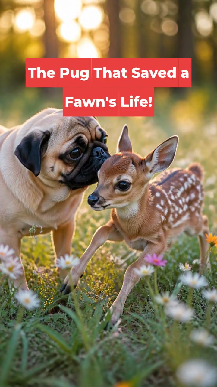 The Pug That Saved a Fawn's Life!