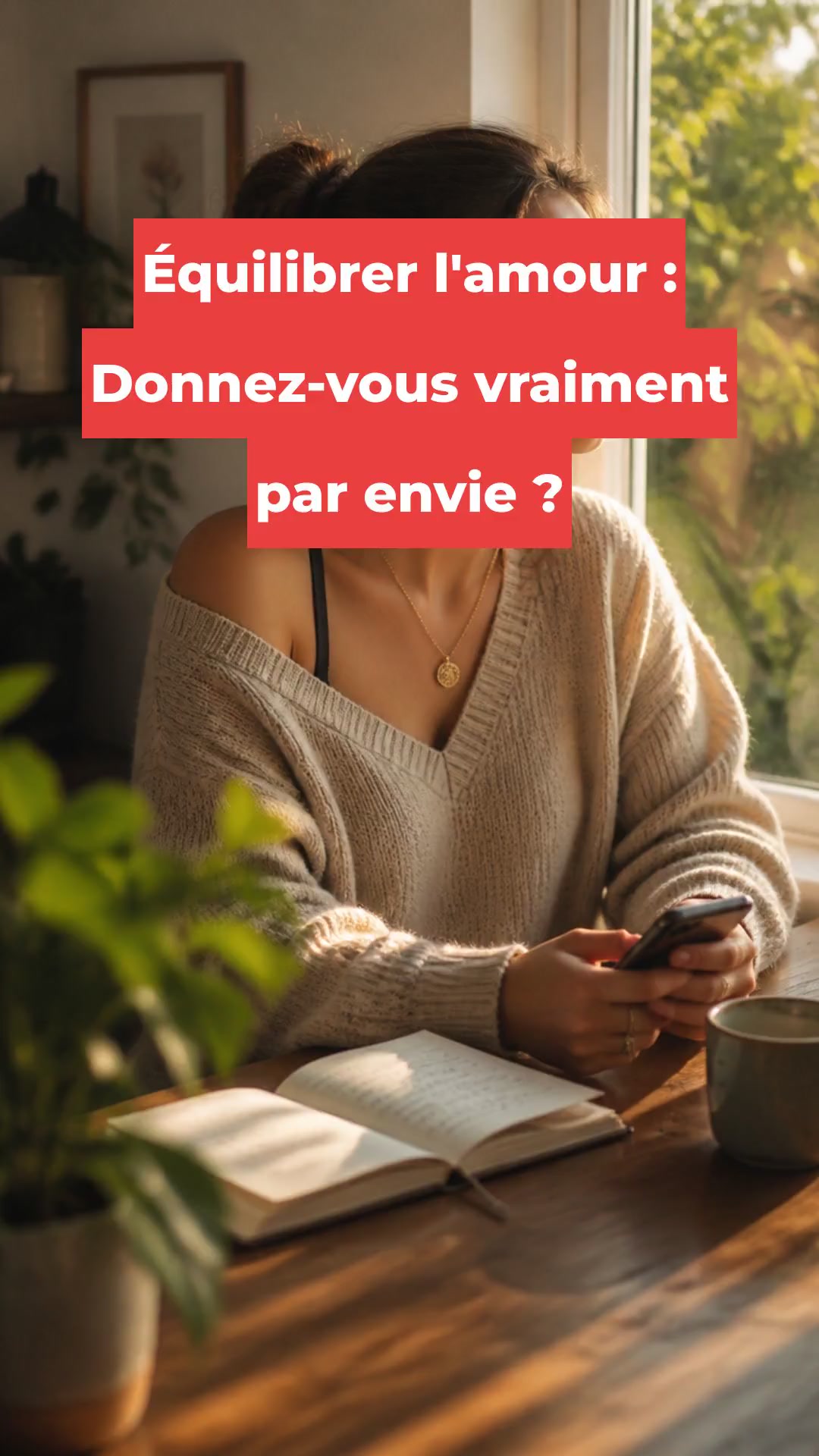 Équilibrer l'amour : Donnez-vous vraiment par envie ?