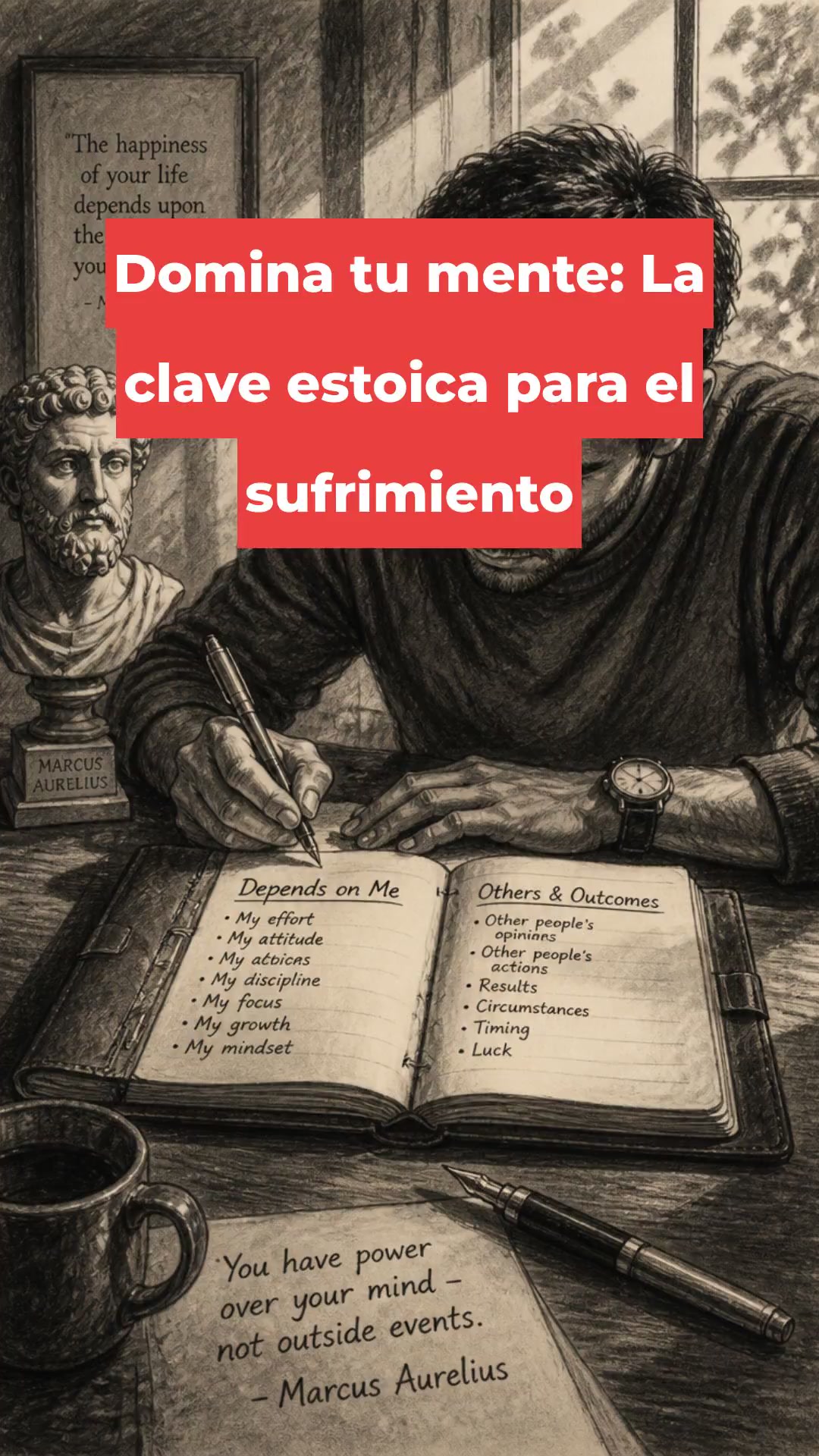 Domina tu mente: La clave estoica para el sufrimiento