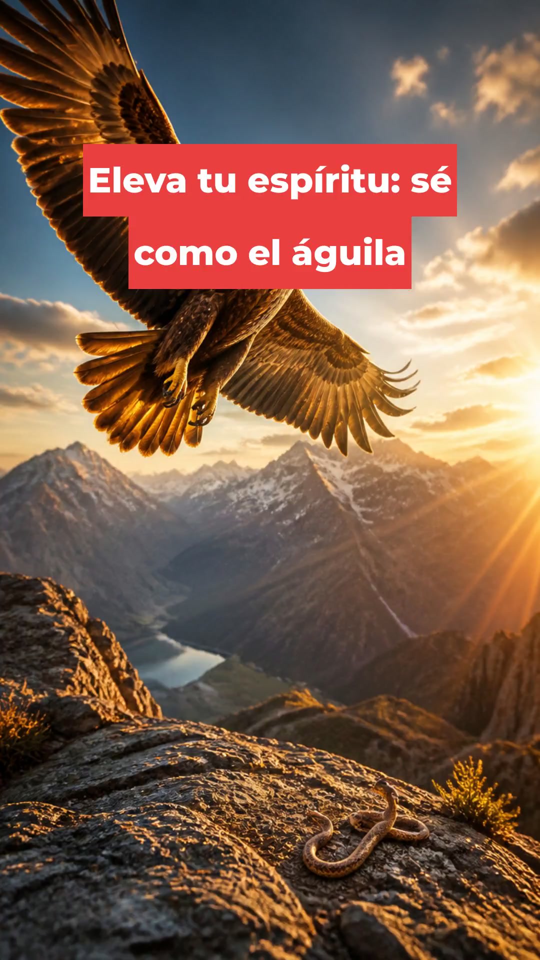Eleva tu espíritu: sé como el águila