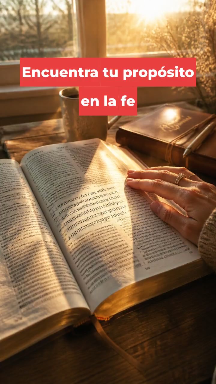 Encuentra tu propósito en la fe