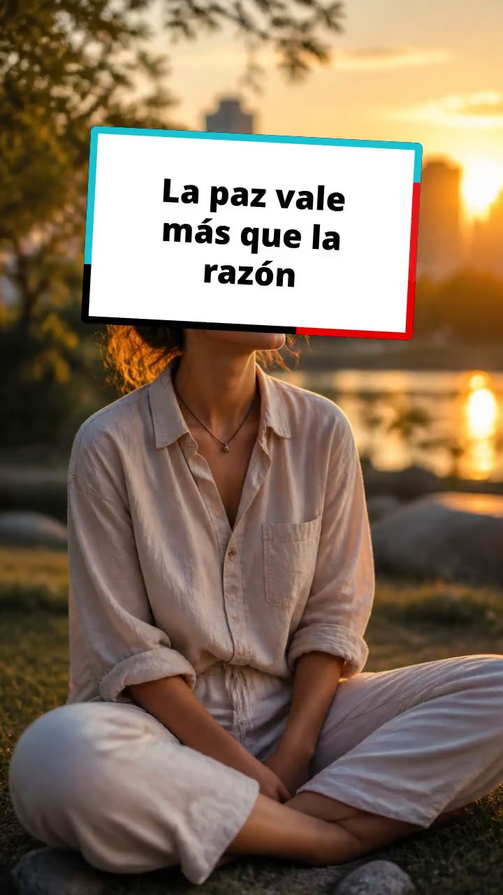 La paz vale más que la razón