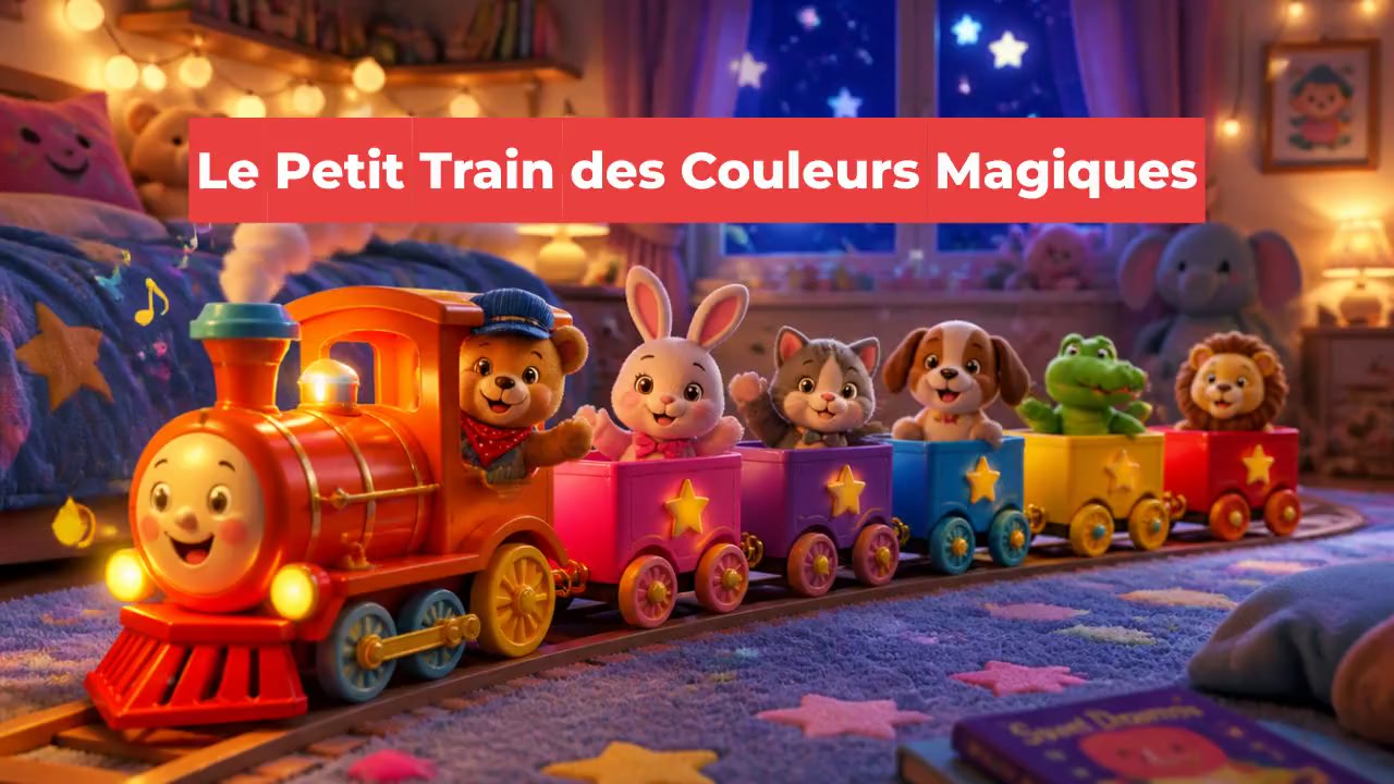 Le Petit Train des Couleurs Magiques