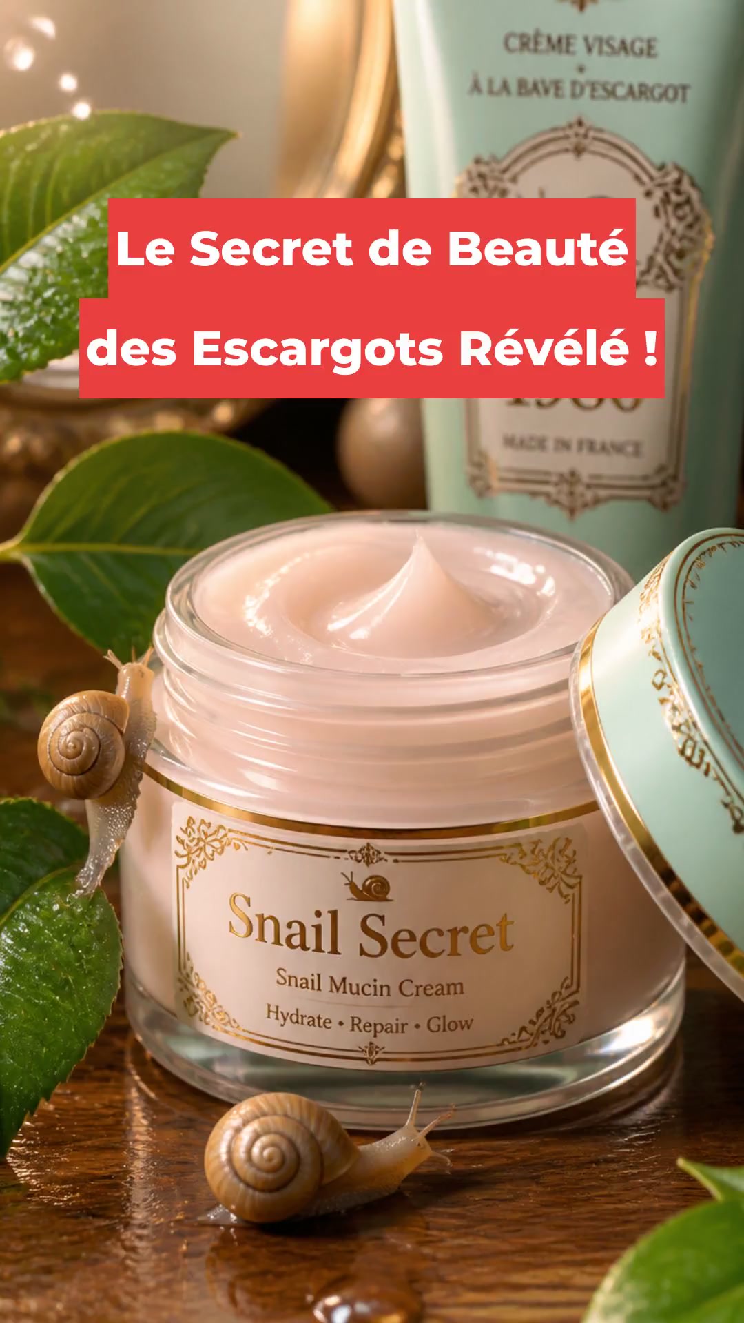 Le Secret de Beauté des Escargots Révélé !