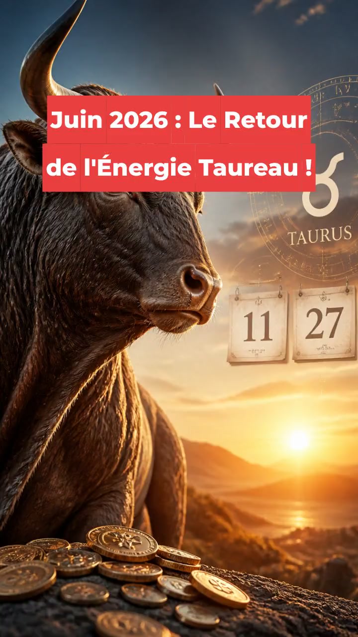 Juin 2026 : Le Retour de l'Énergie Taureau !