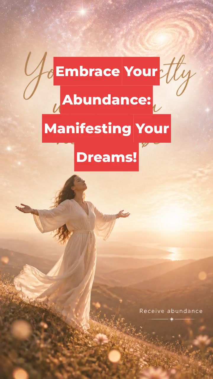 Embrace Your Abundance: Manifesting Your Dreams!