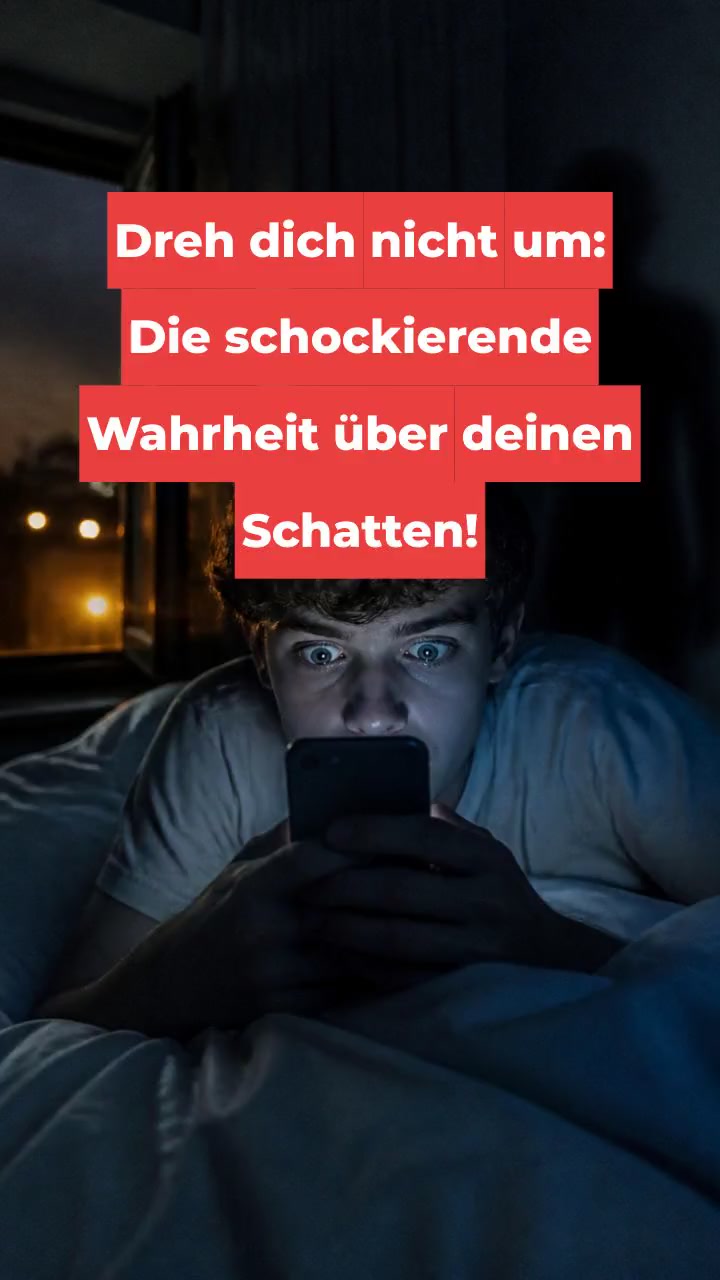 Dreh dich nicht um: Die schockierende Wahrheit über deinen Schatten!
