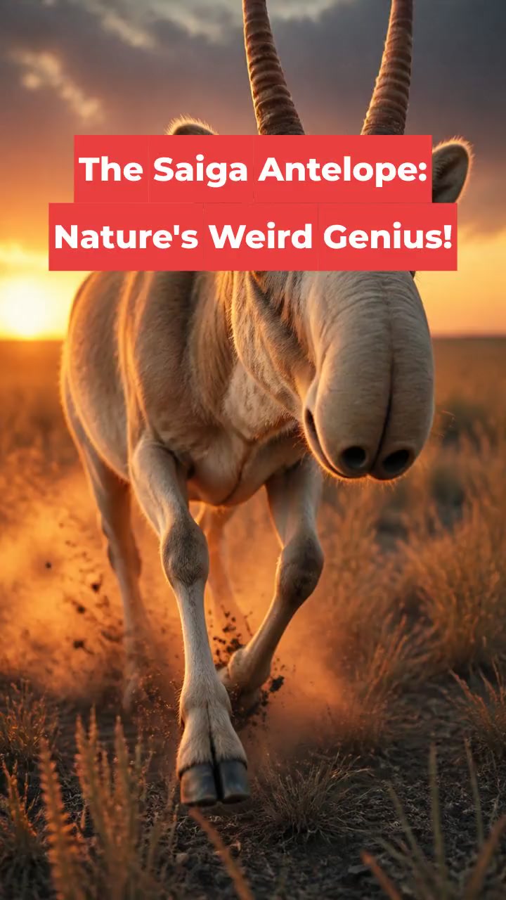 The Saiga Antelope: Nature's Weird Genius!