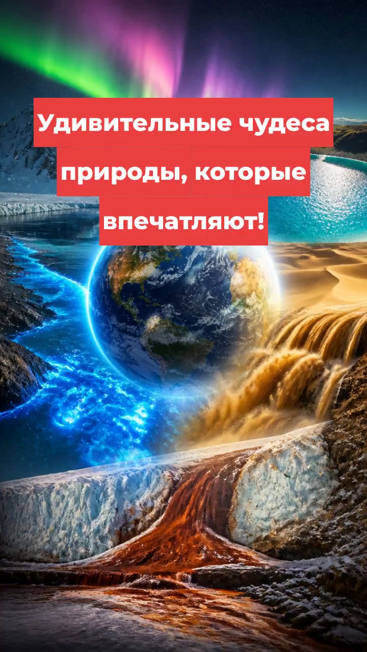 Удивительные чудеса природы, которые впечатляют!