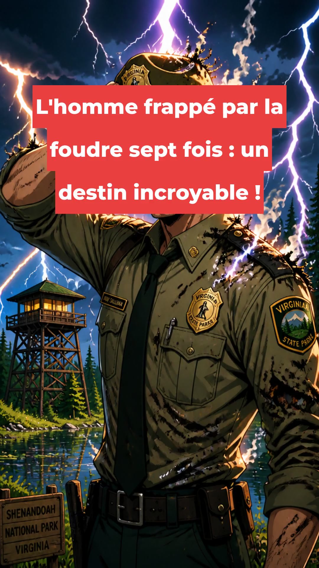 L'homme frappé par la foudre sept fois : un destin incroyable !