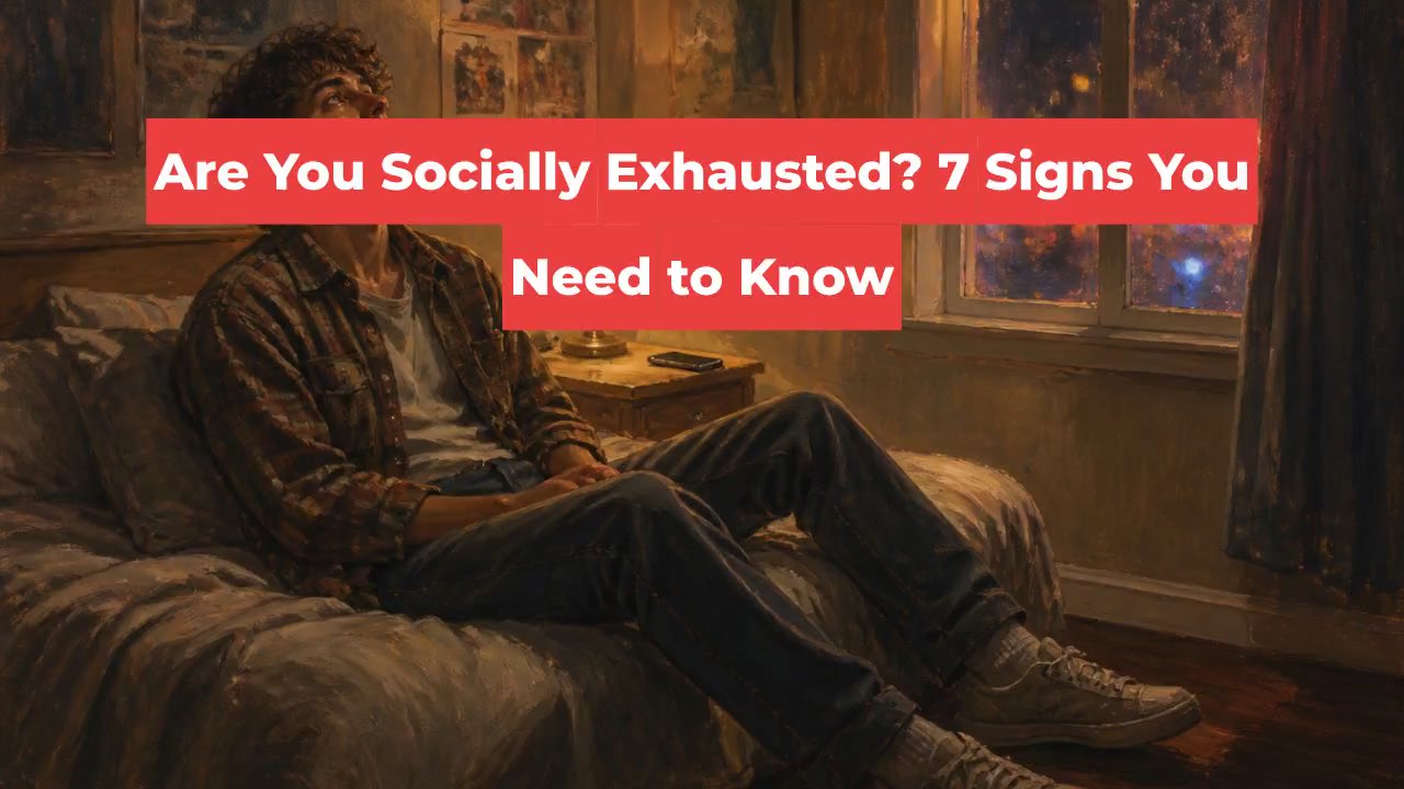 Are You Socially Exhausted? 7 Signs You Need to Know