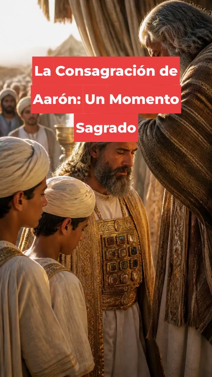 La Consagración de Aarón: Un Momento Sagrado