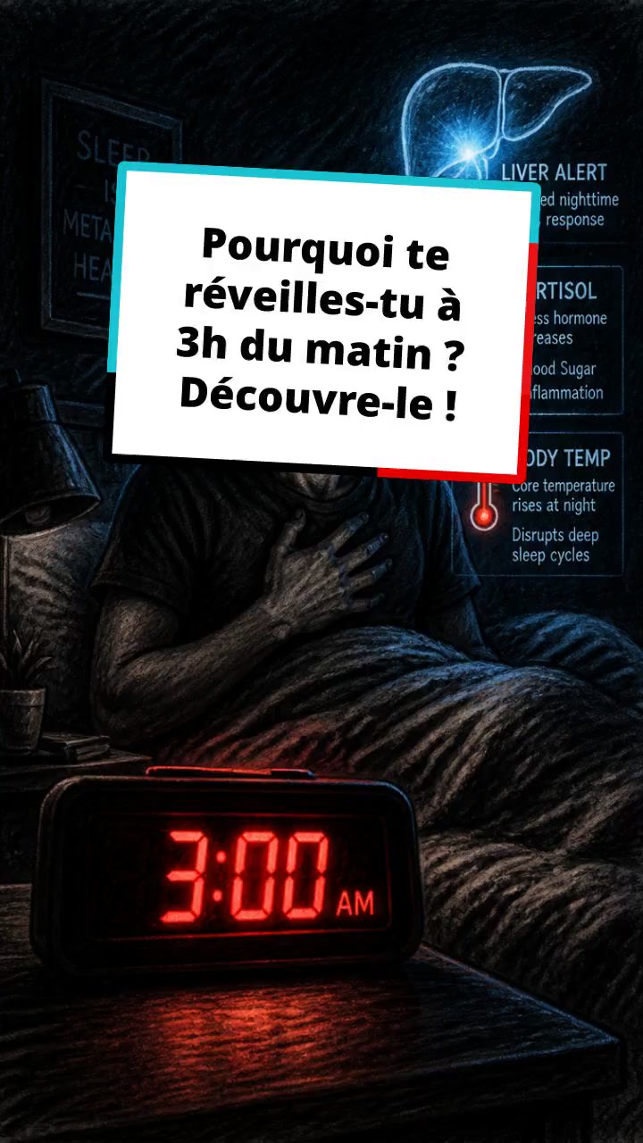 Pourquoi te réveilles-tu à 3h du matin ? Découvre-le !