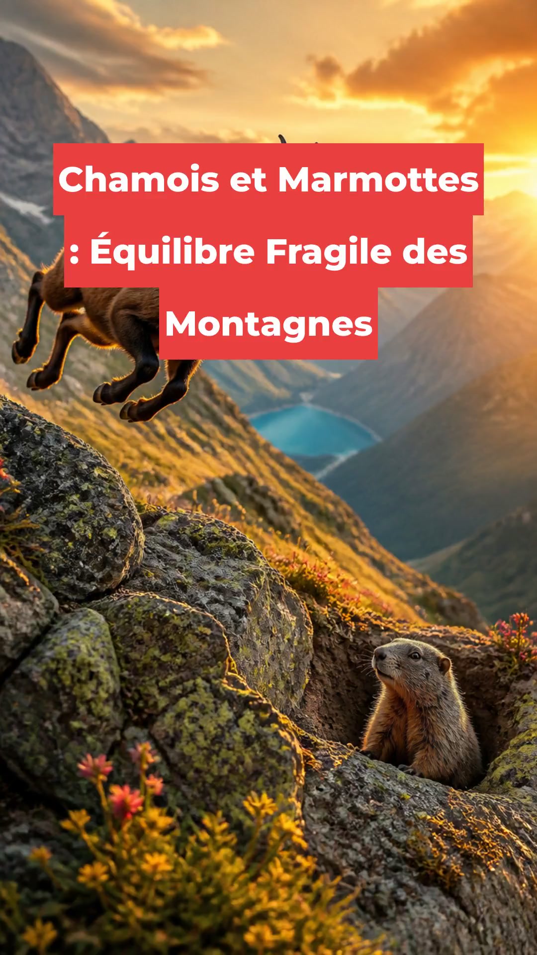 Chamois et Marmottes : Équilibre Fragile des Montagnes