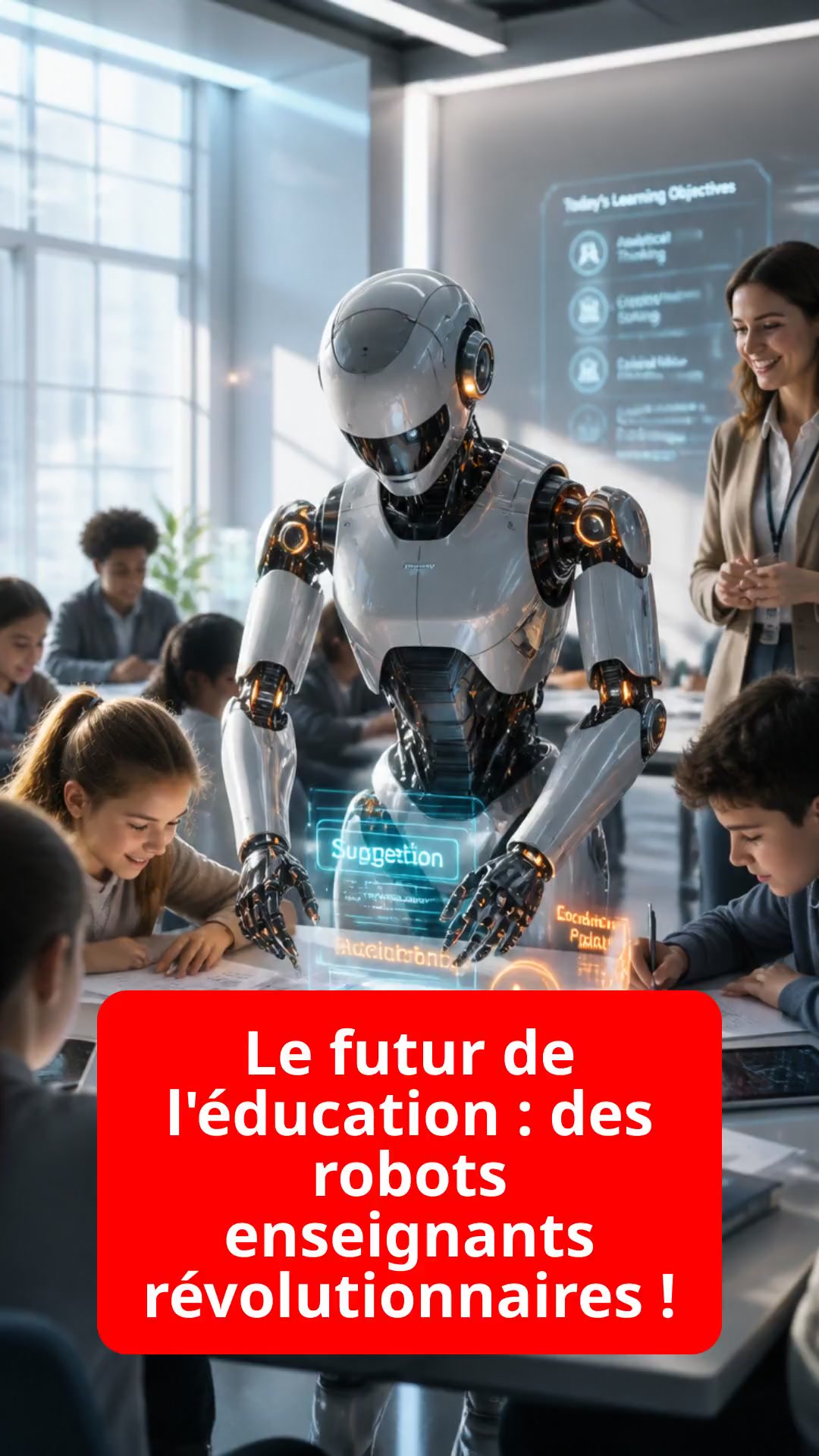 Le futur de l'éducation : des robots enseignants révolutionnaires !
