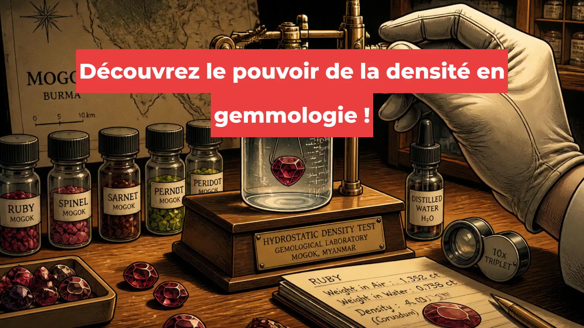 Découvrez le pouvoir de la densité en gemmologie !