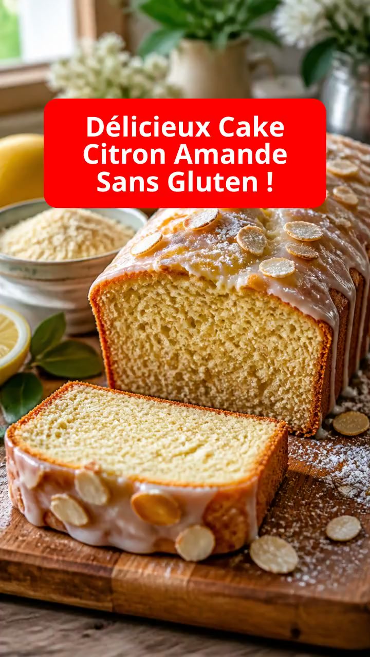 Délicieux Cake Citron Amande Sans Gluten !