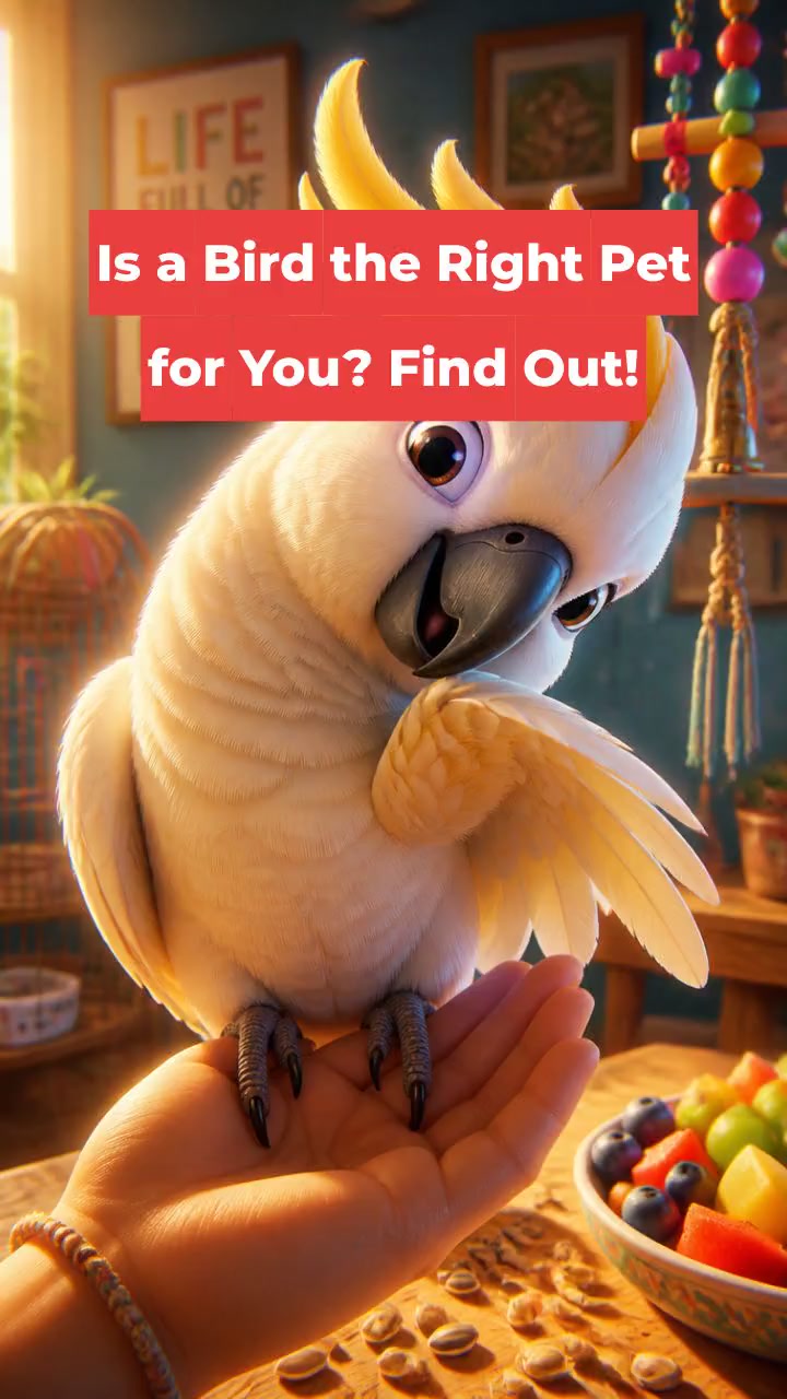 Is a Bird the Right Pet for You? Find Out!
