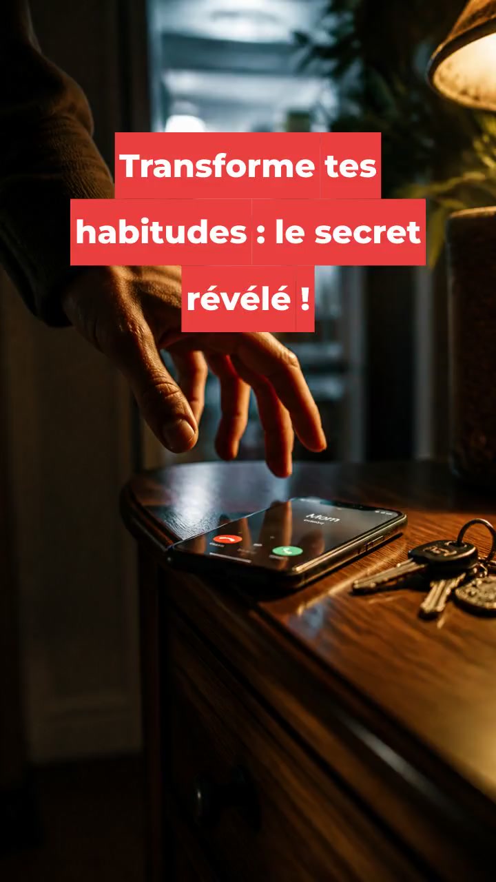 Transforme tes habitudes : le secret révélé !