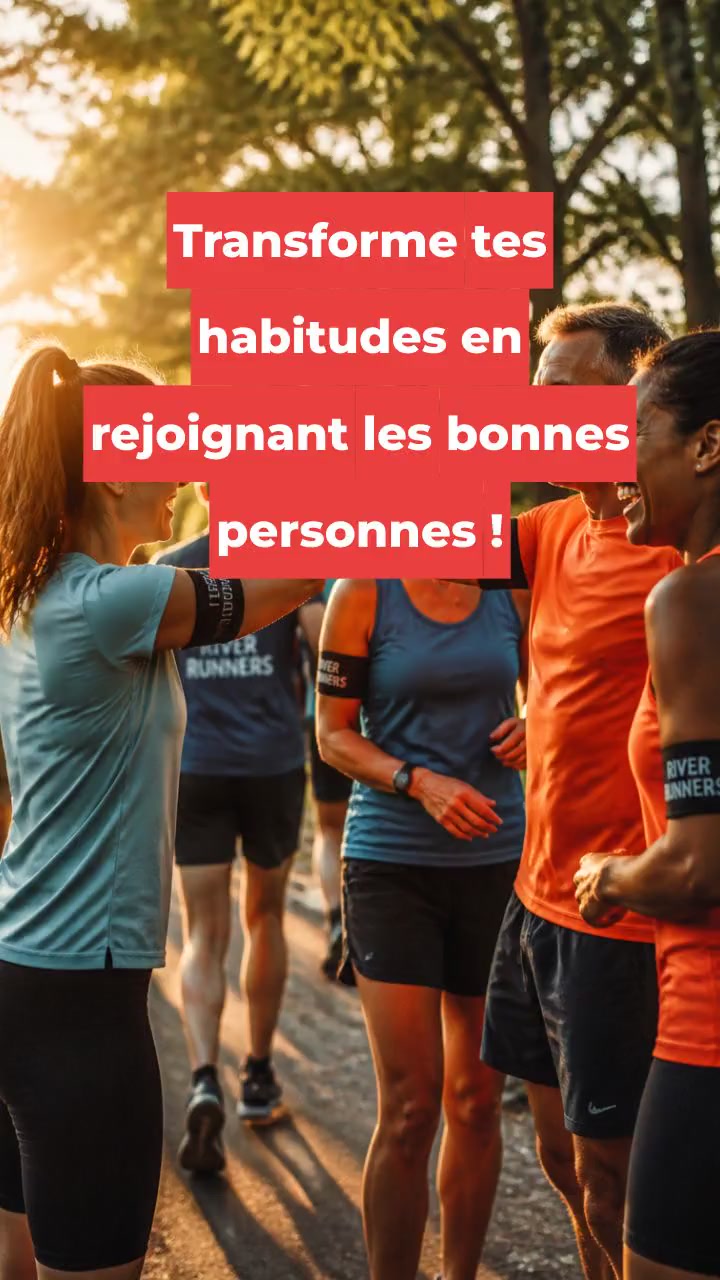 Transforme tes habitudes en rejoignant les bonnes personnes !