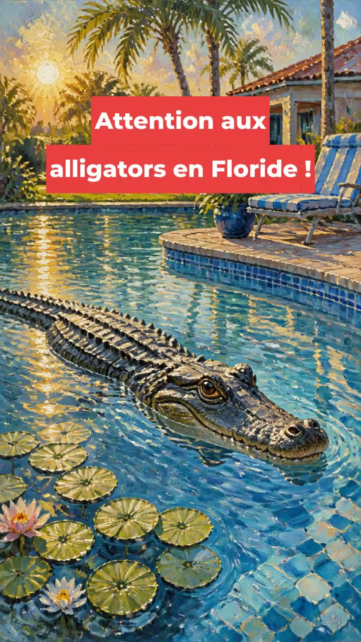 Attention aux alligators en Floride !