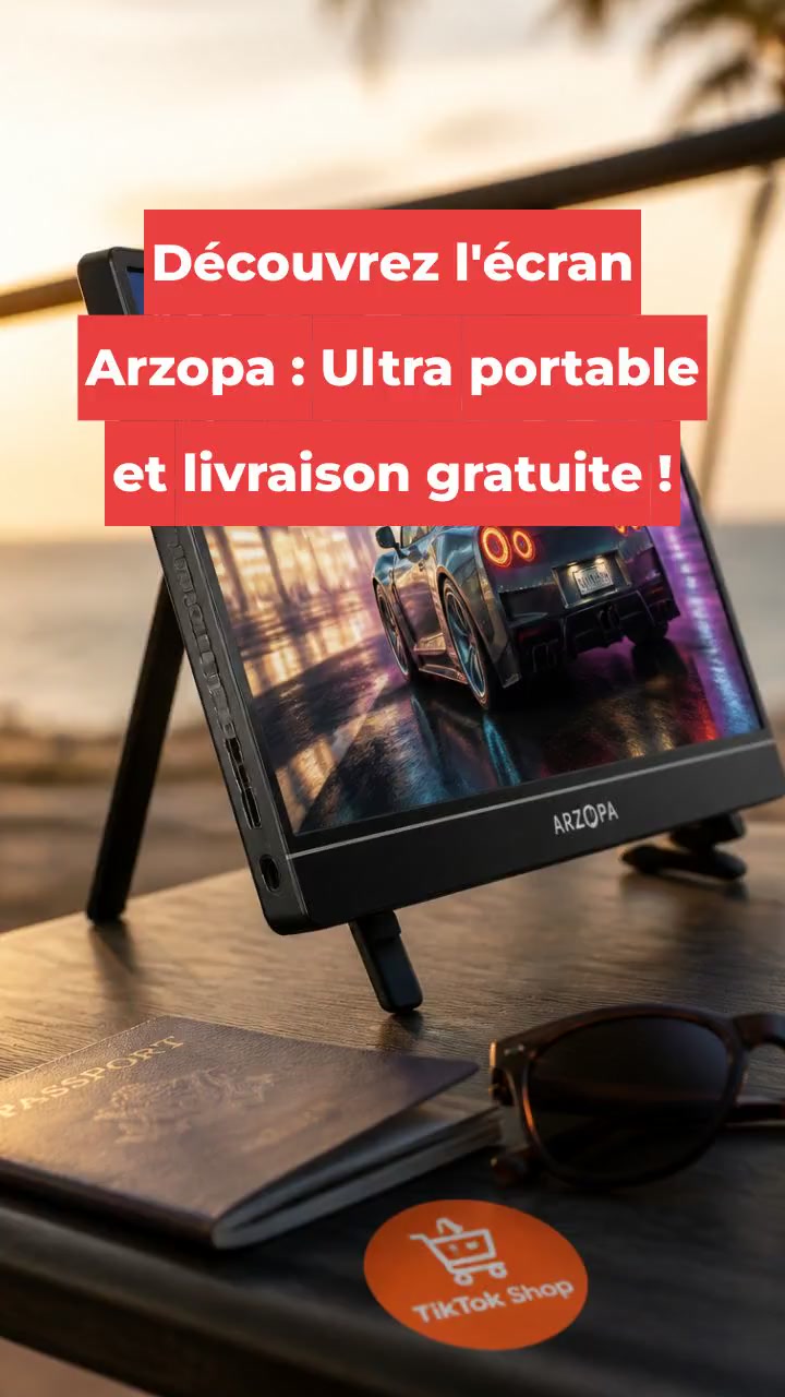 Découvrez l'écran Arzopa : Ultra portable et livraison gratuite !