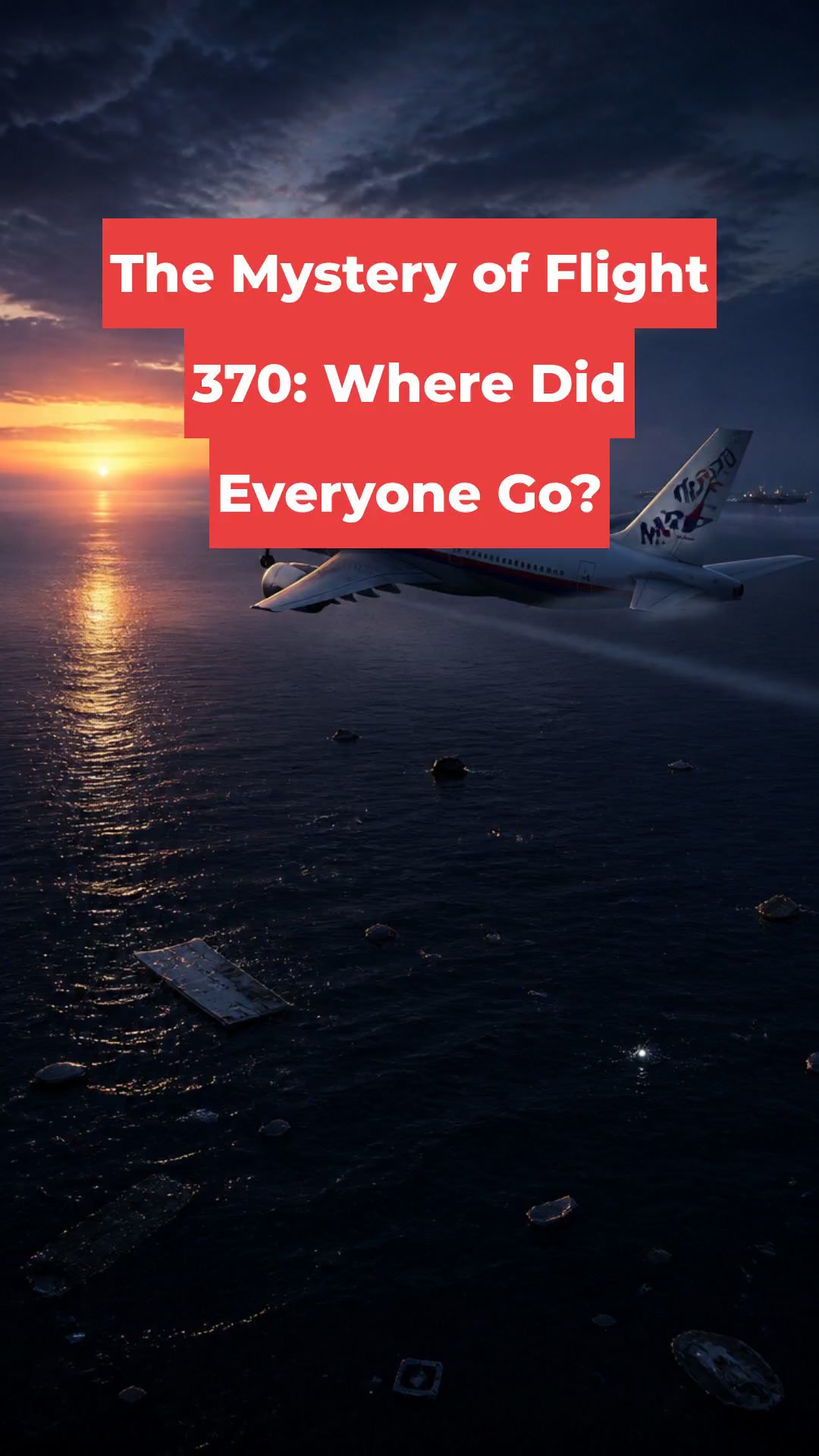 The Mystery of Flight 370: Where Did Everyone Go?