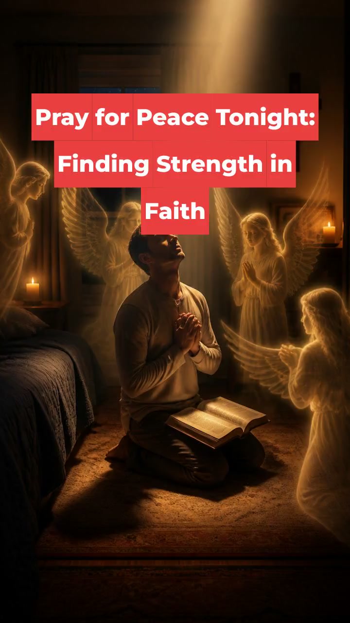 Pray for Peace Tonight: Finding Strength in Faith