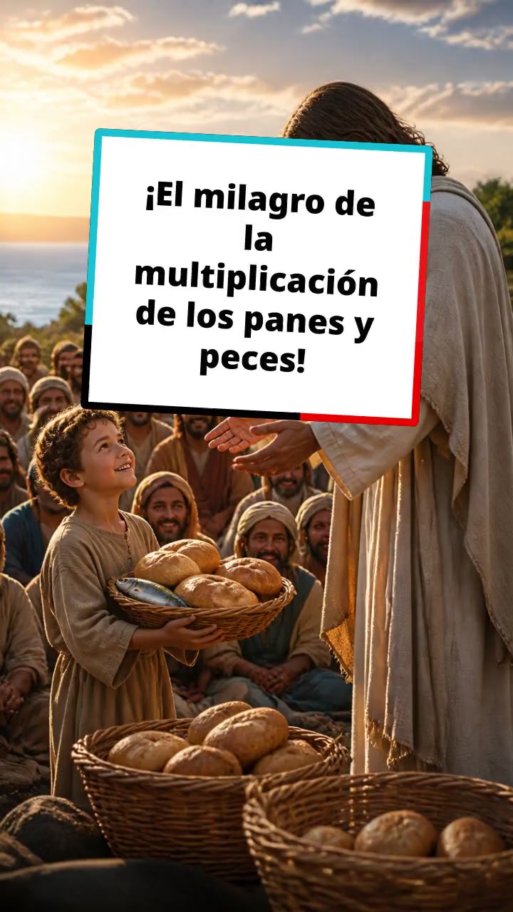 ¡El milagro de la multiplicación de los panes y peces!