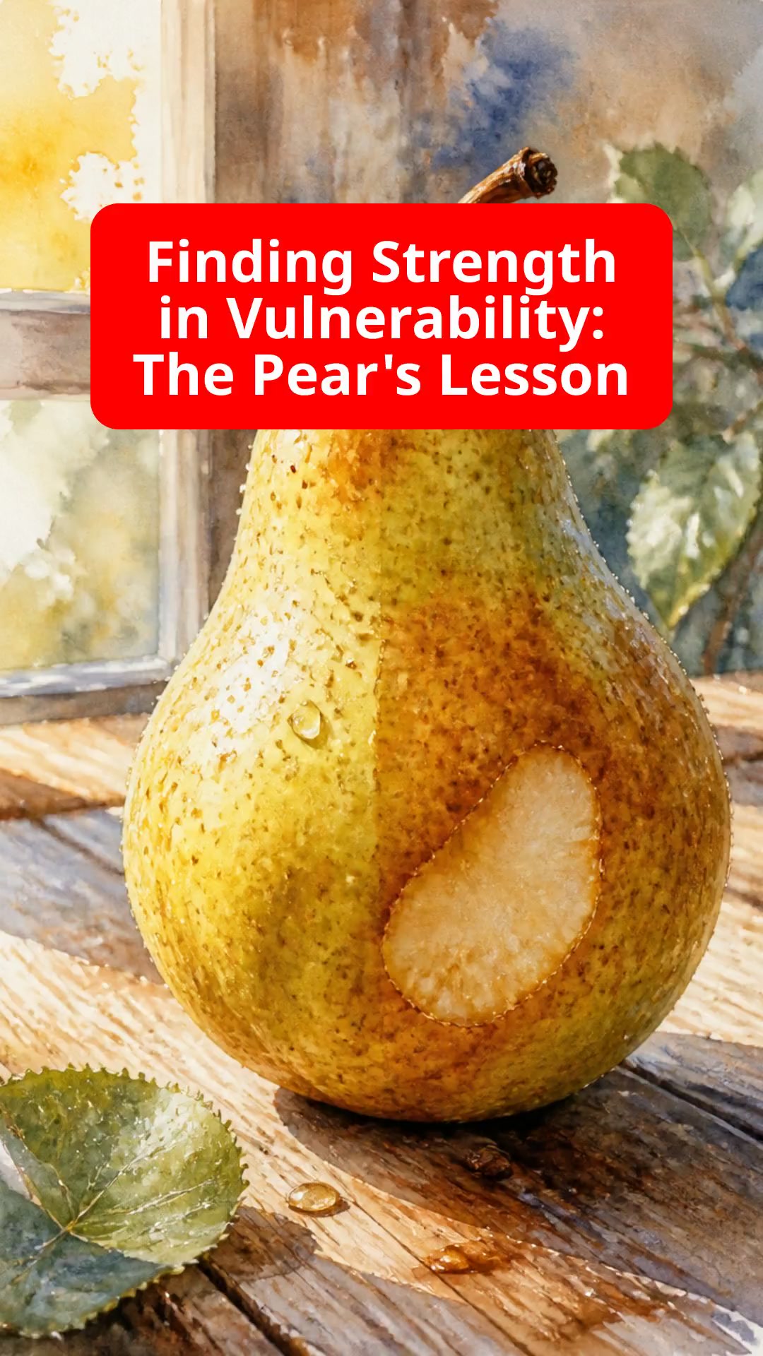 Finding Strength in Vulnerability: The Pear's Lesson