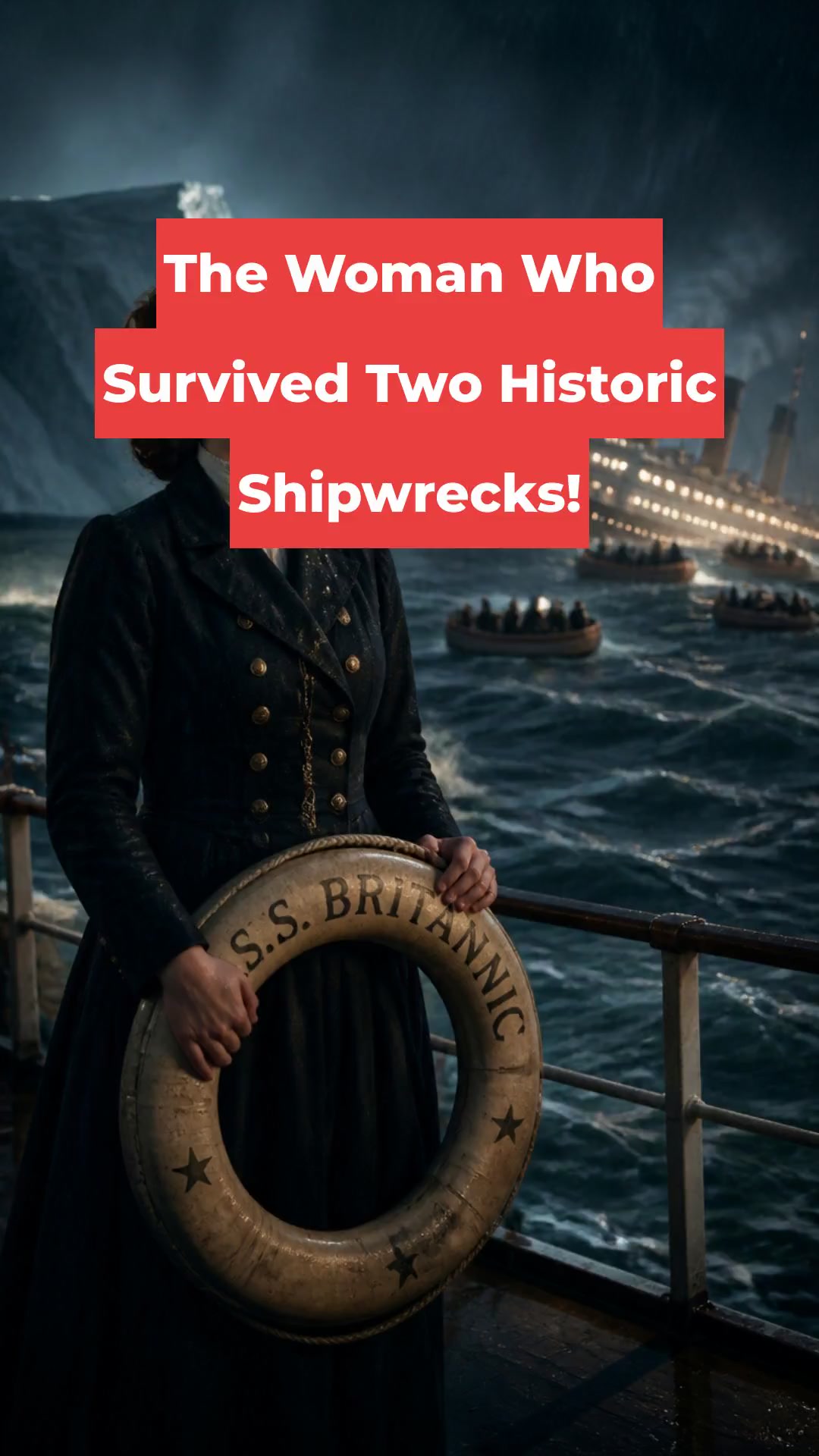 The Woman Who Survived Two Historic Shipwrecks!