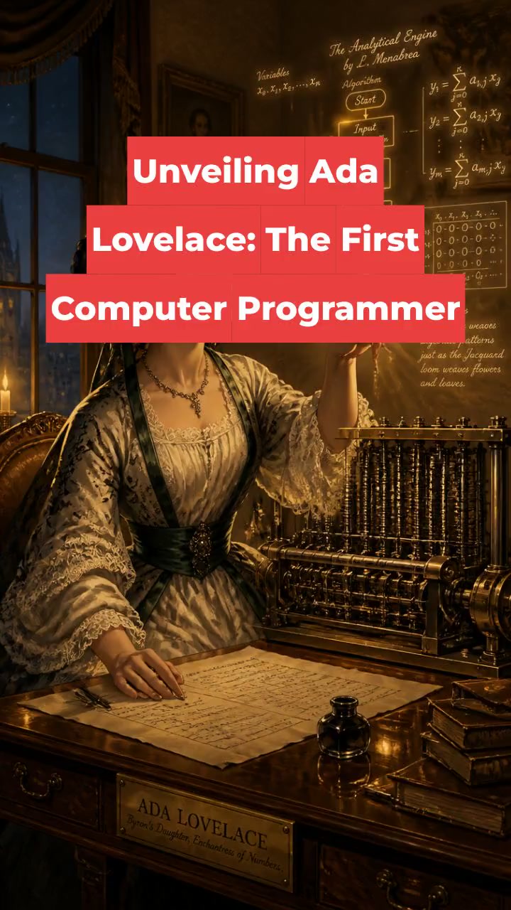 Unveiling Ada Lovelace: The First Computer Programmer