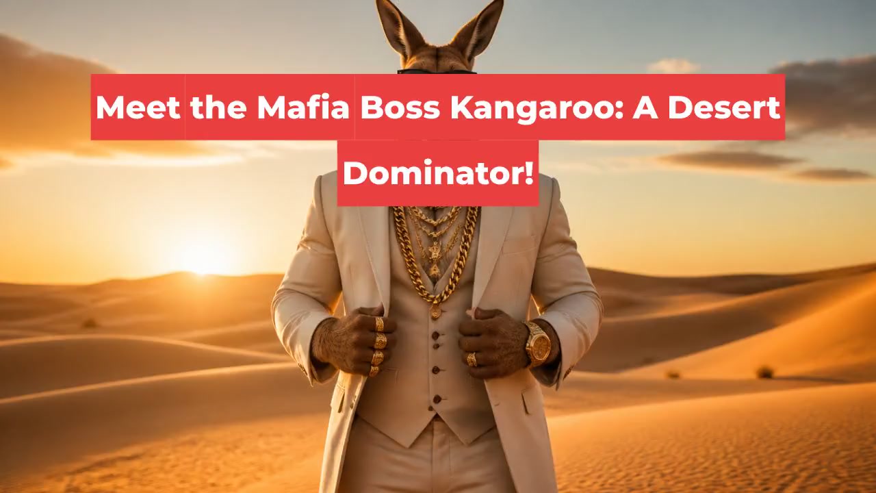 Meet the Mafia Boss Kangaroo: A Desert Dominator!