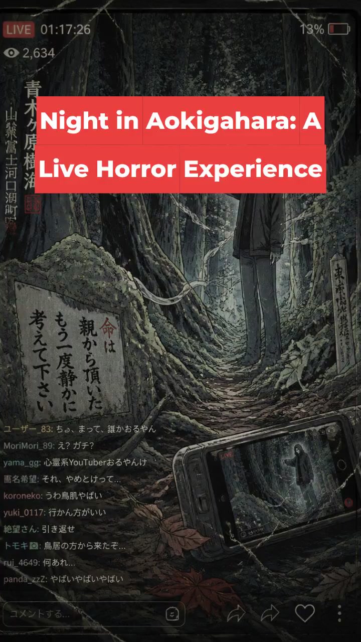 Night in Aokigahara: A Live Horror Experience