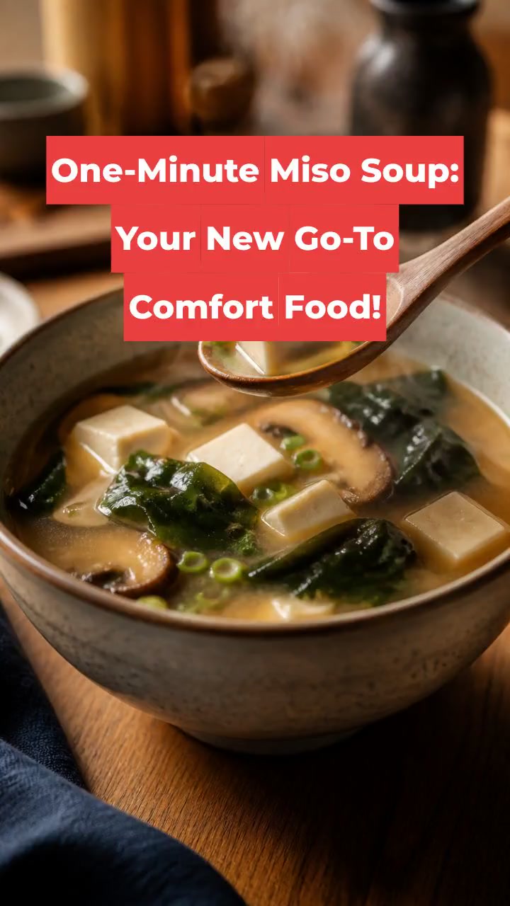 One-Minute Miso Soup: Your New Go-To Comfort Food!