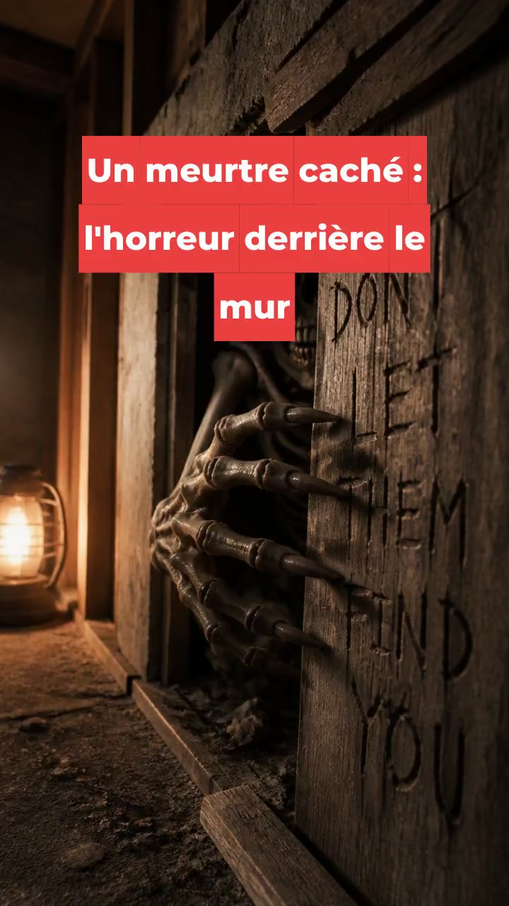 Un meurtre caché : l'horreur derrière le mur