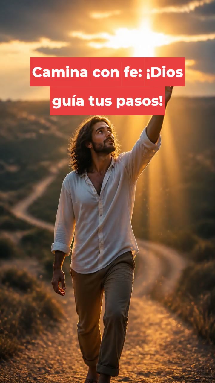 Camina con fe: ¡Dios guía tus pasos!