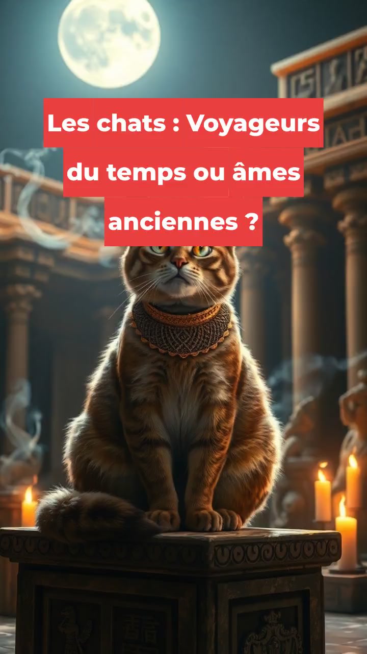Les chats : Voyageurs du temps ou âmes anciennes ?