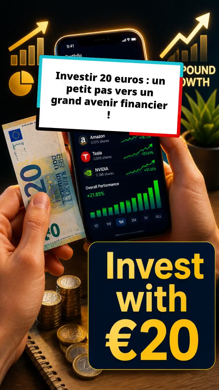Investir 20 euros : un petit pas vers un grand avenir financier !