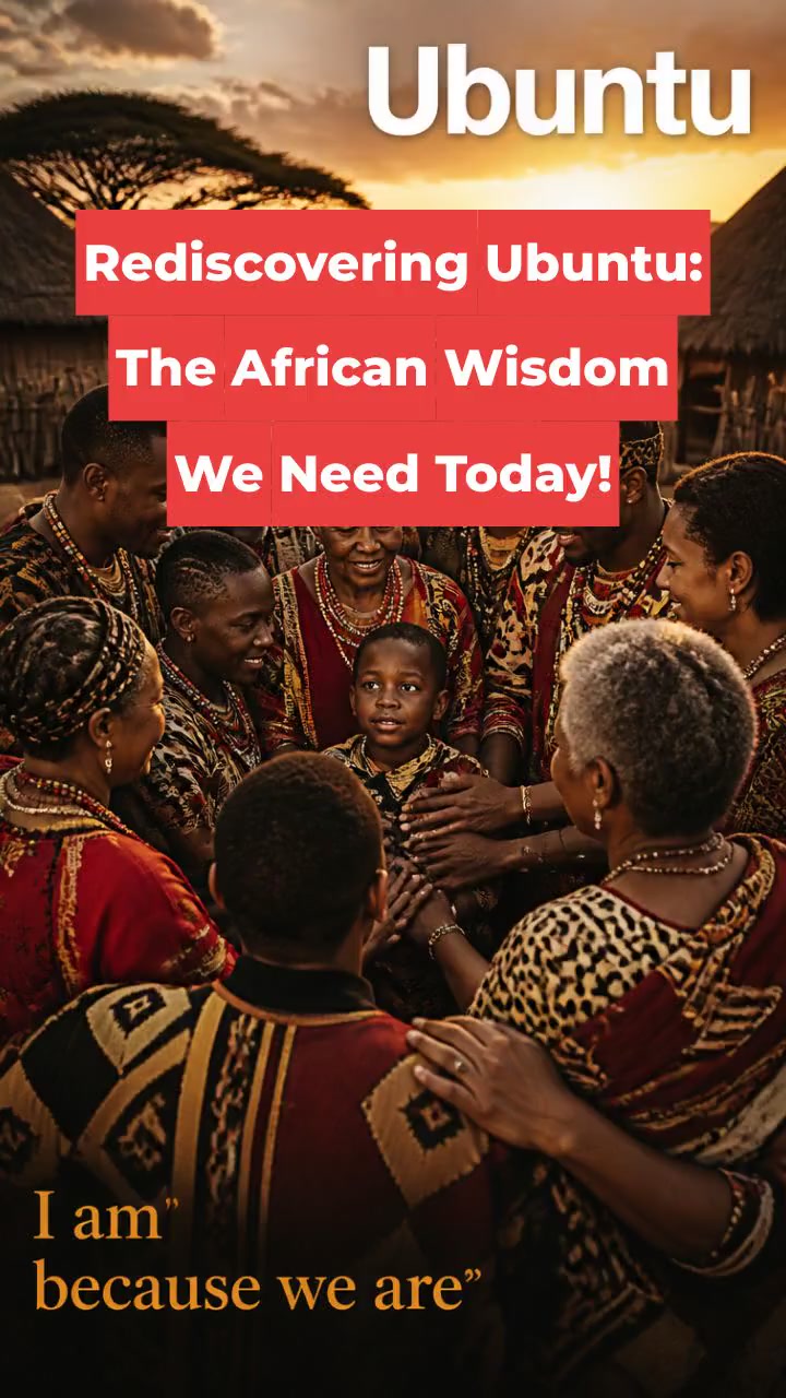 Rediscovering Ubuntu: The African Wisdom We Need Today!