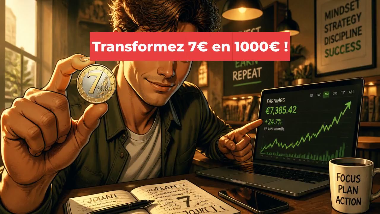 Transformez 7€ en 1000€ !